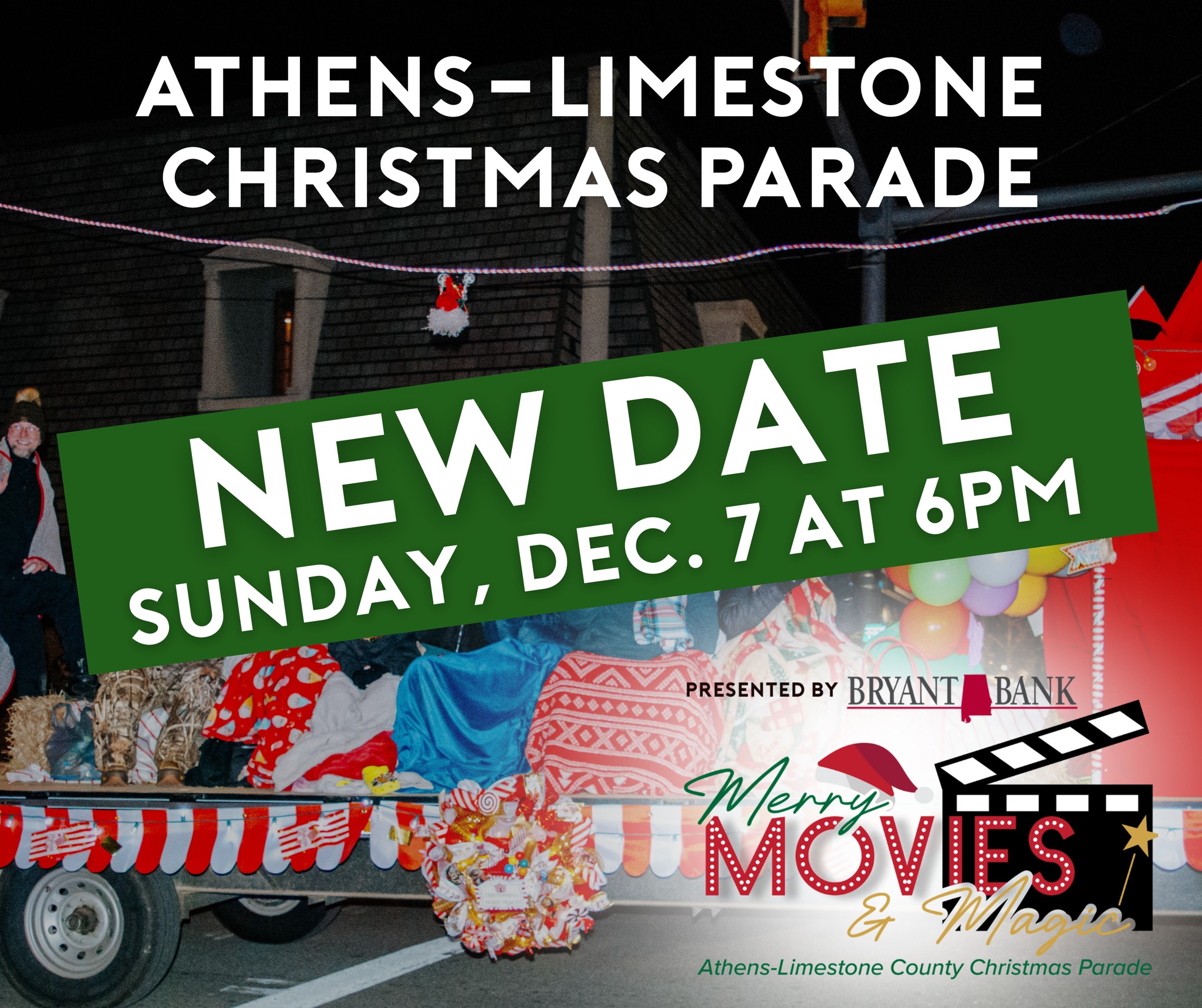 UPDATE: Athens-Limestone Christmas Parade rescheduled for December 7