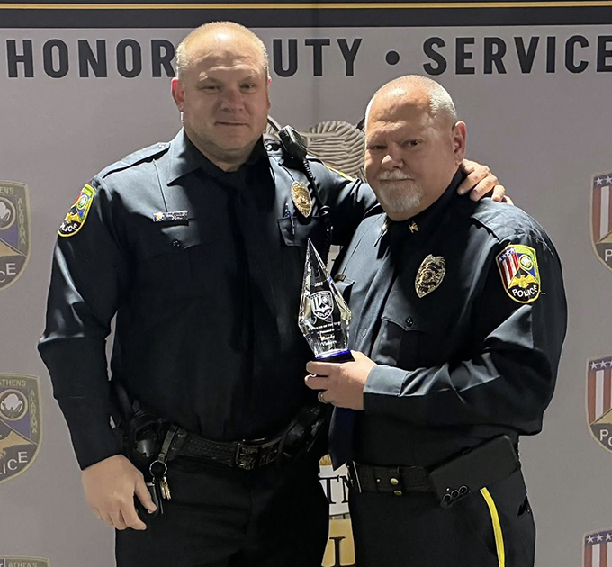 Athens Police Department honors officers, staff at annual banquet