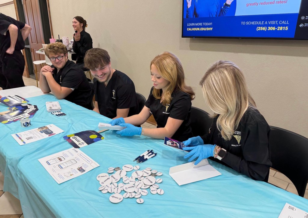 AHS students host National Marrow Donor Program swabbing event at Calhoun campus