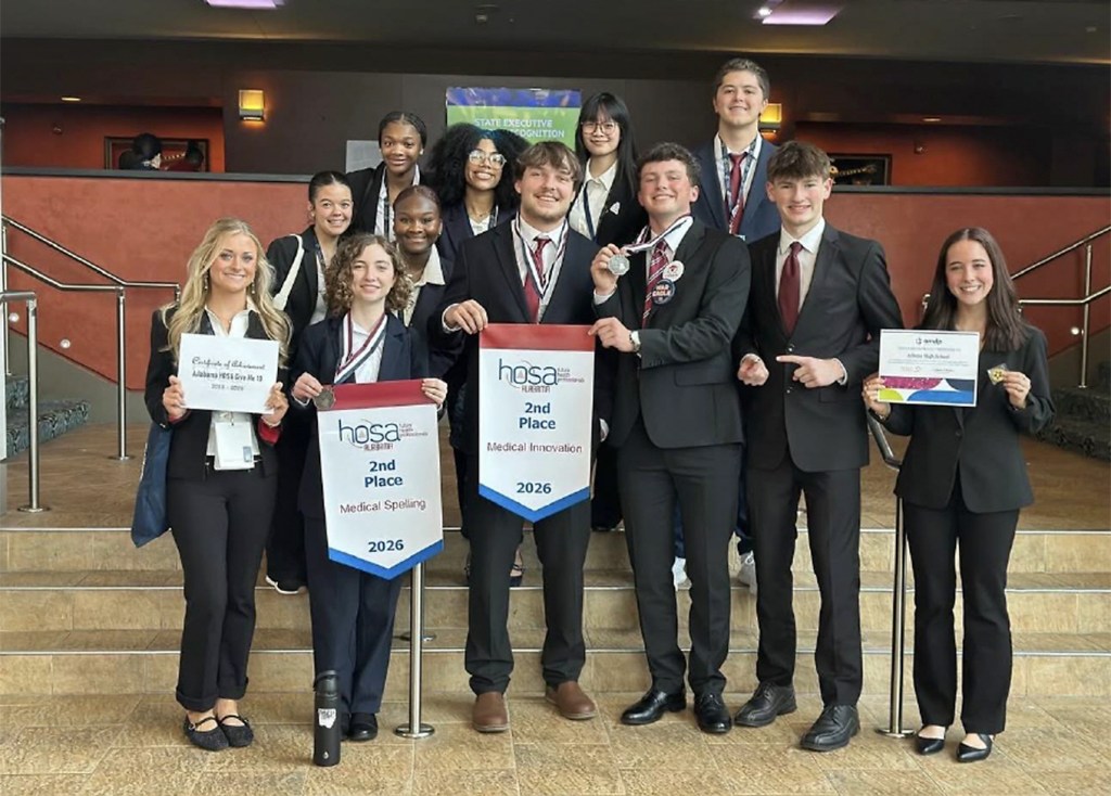 Athens High School HOSA students advance to nationals